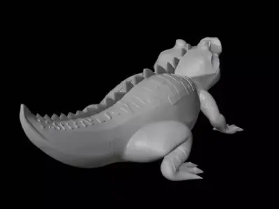 crocodile 3D print model purchase