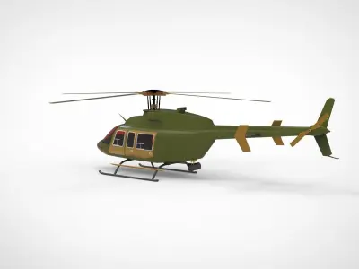 Bell 407 AH 3D model