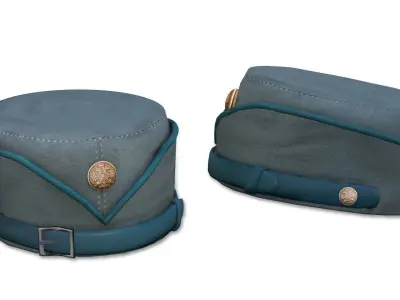 Uniform Army Hat V1 Low-poly 3D model