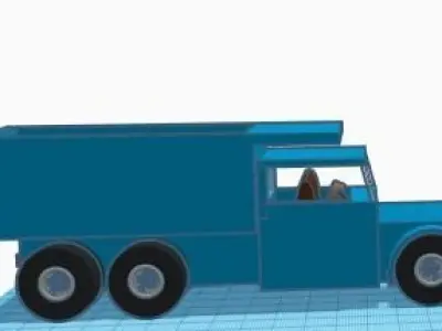 2016 Kenworth W800 Dump truck 3D model