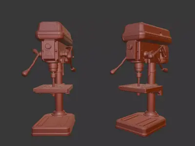 Drill Press Machine 3D model