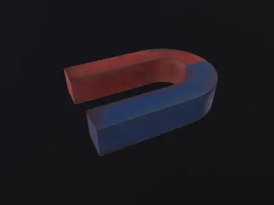 Magnet Low-poly 3D model purchase