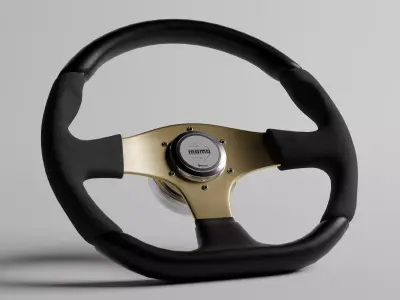 Momo Steering wheel 3D model