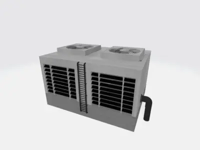 Armoire electrique Free 3D model