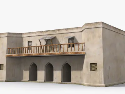 Arab xx20 Low-poly 3D model