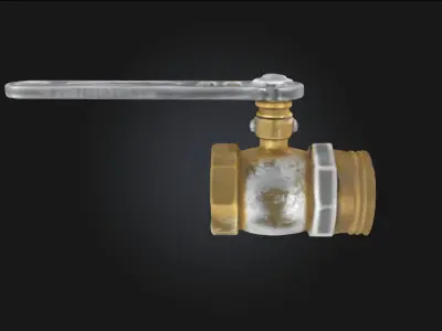 Bronze Faucet Classic Elegance  3D model