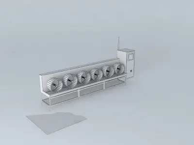 Fuller x 6 toilet Free 3D model