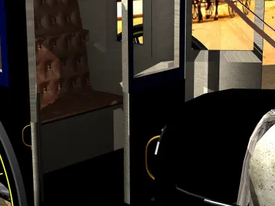 Hansom cab 1886 3D model