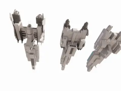 Spaceship-spacecraft-10 3D model
