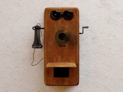 Old Telephone 3D model
