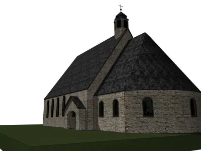 Michael Angelo Church in Krolikow 3D model