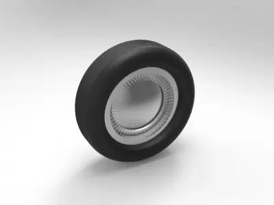 Vintage Wheel 2 Free 3D model