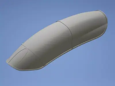 GI JOE SKYSTRIKER - cockpit - escape hatch 3D print model