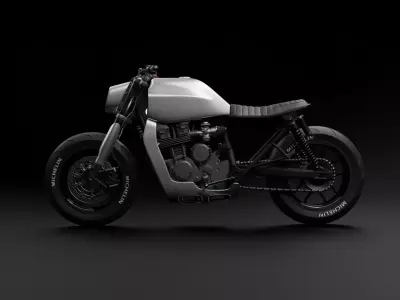 Concept Motorcycle Neo Retro 3D model