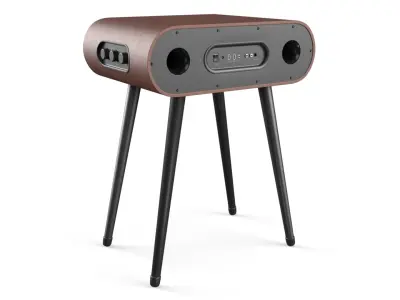 Floor Speaker Table Hybrid Brown 3D model