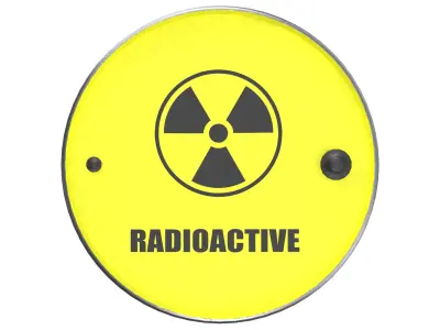Radioactive barrel 3D model purchase