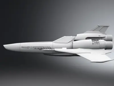 Colonial Viper Mk II Scale model   3D print model