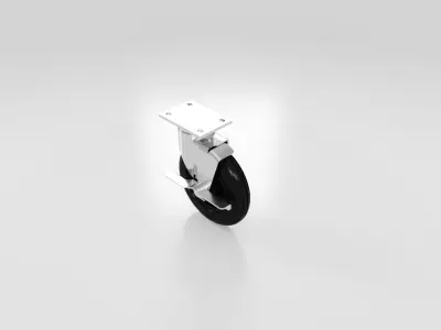 Castor Wheel 3D model