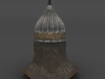 Helmet medieval 3D model