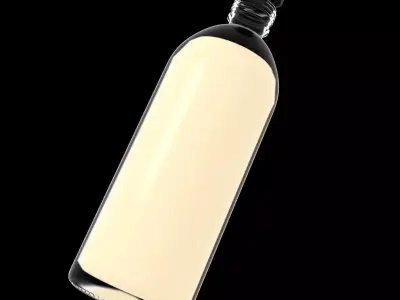 bottle plastic 3D model purchase