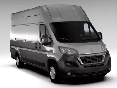 Peugeot Boxer Van L4H3 2017 3D model