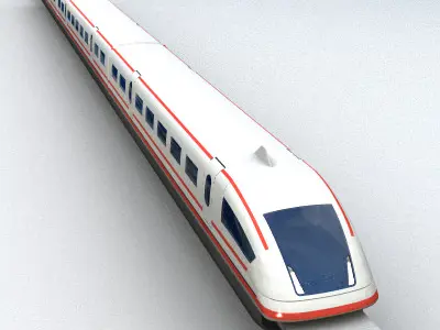 MagLev Train 3D model