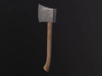 Old Axe 3D Model Low-poly 3D model purchase