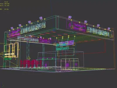 Exhibition - Area - 9X9-3DMAX2010-07 3D model