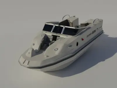 speed boat 3D model purchase