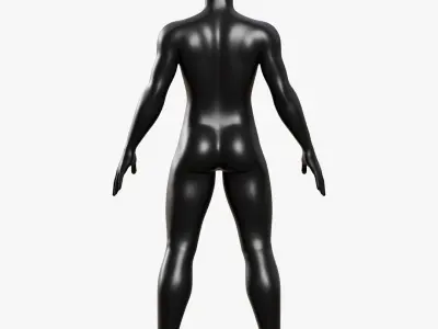  Mannequin Male Black 