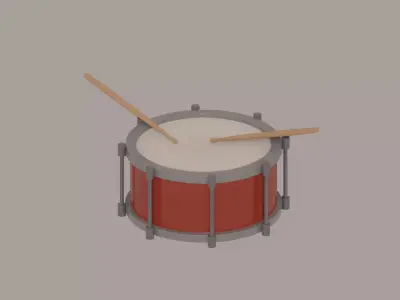 Drum model 3D model