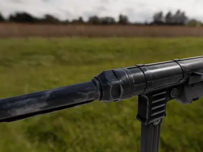 Animated FPS MP40 Pack Low-poly 3D model