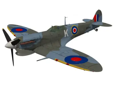 Supermarine seafire Mk-Ib 3D model