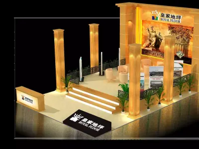 Exhibition - Area - 9X6-3DMAX2009-069 3D model