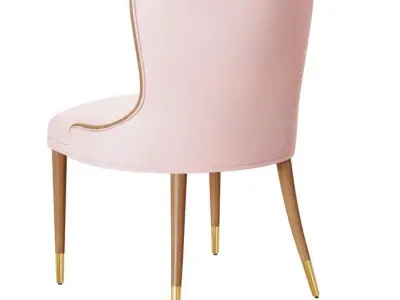 Marino Dinning Classic Chair pink Antique 3D model
