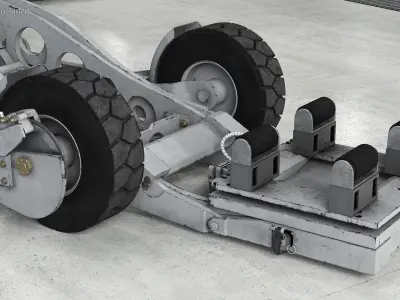 Ammunition Loading System Rigged 3D model