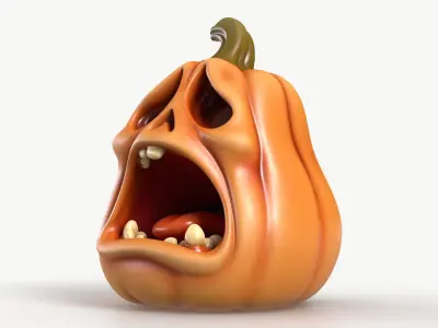 Jack o Lantern 2 3D model
