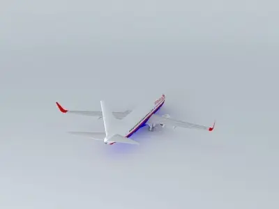 Arrow Airlines Boeing 737-800W Free 3D model