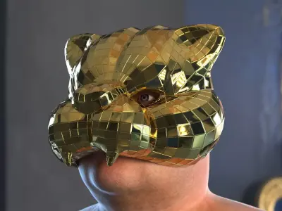 VIP Tiger Mask 3D model