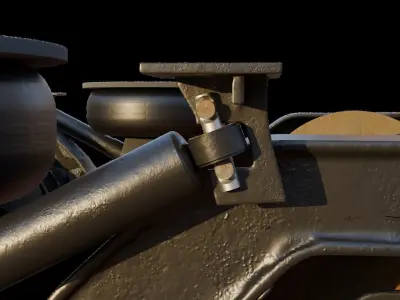 Train Bogie 3D model purchase