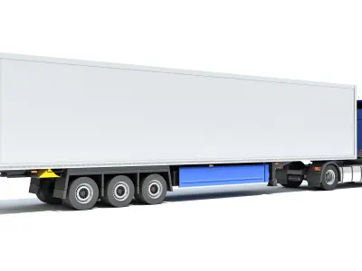 Refrigerator Truck 3D model