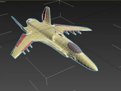 Fictional Fighter 3D print model