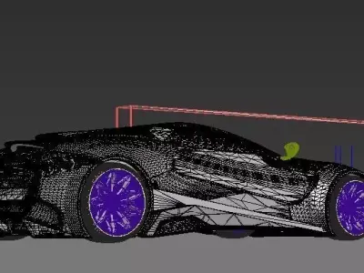 Subsultra Aspera GT Concept Car  3D model