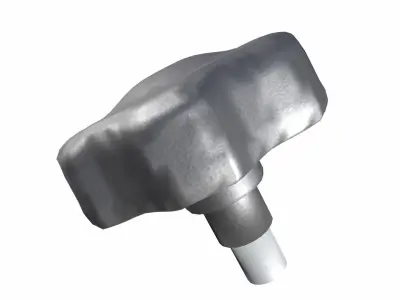 Industrial Knob 3D model buy
