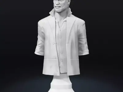 Billy Butcher Bust 3D print model