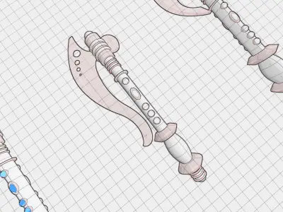Equipment Game Code G-003 Low-poly 3D model