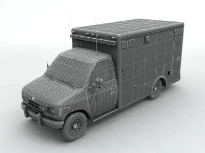 Ambulance Metro 3D model