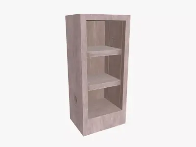 Flammable Storage Cabinet Low-poly 3D model