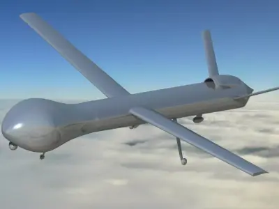 UAV AIRPLANE 3D model