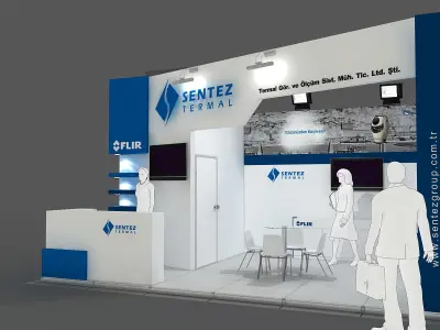 Exhibition Stand - ST0060 3D model